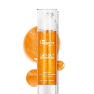 SPF 50 Sunscreen Body Glow Oil – Rose Gold Mica & Coconut Oil